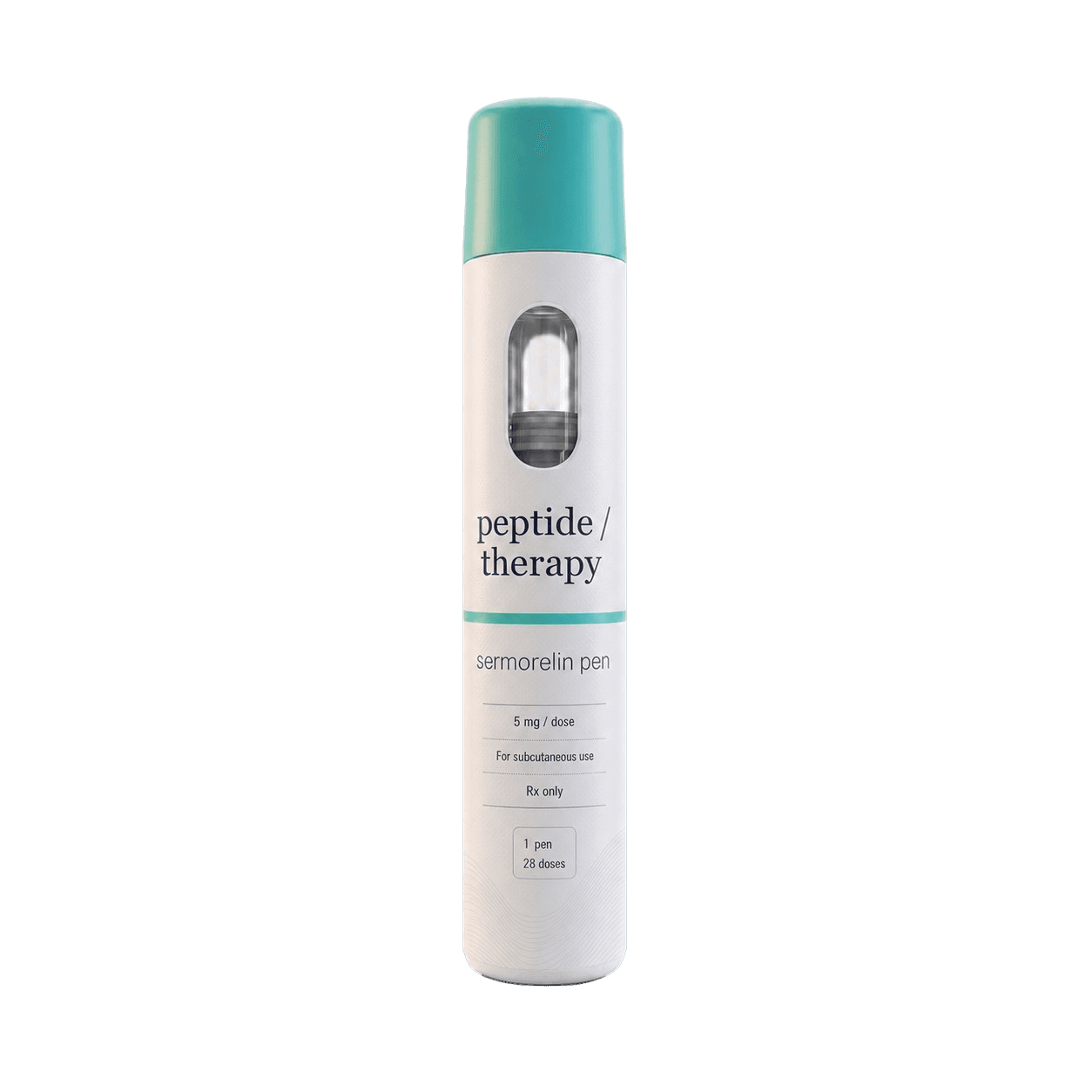 Sermorelin vial with syringe